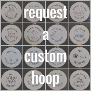 custom hoop request - 6&quot;