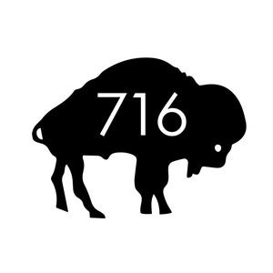 Buffalo 716 Decal - Etsy