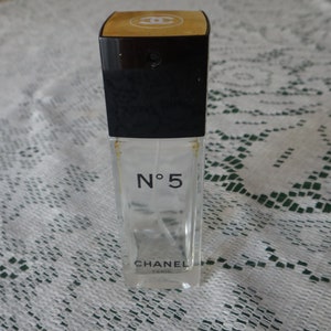 Chanel no. 5 Miniature Bottle Eau de Toilette 50ml bottle 1/3 Full and - Ruby  Lane