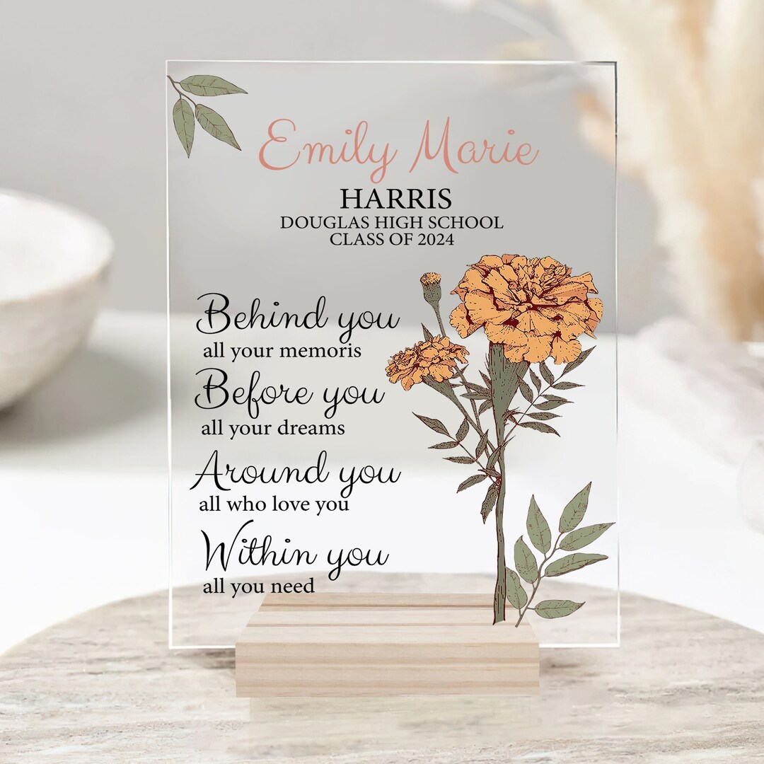 Graduaton Gfts For Her, Personalzed Graduaton Plaque, College