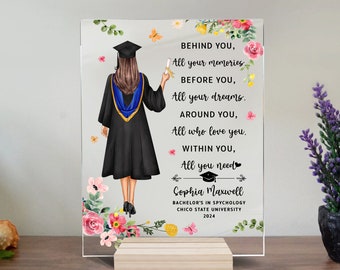 Personalized Graduation Gifts, Graduation Gifts For Daughter, Graduation Plaque, Graduation Gifts For Her, Graduation Gift For Granddaughter