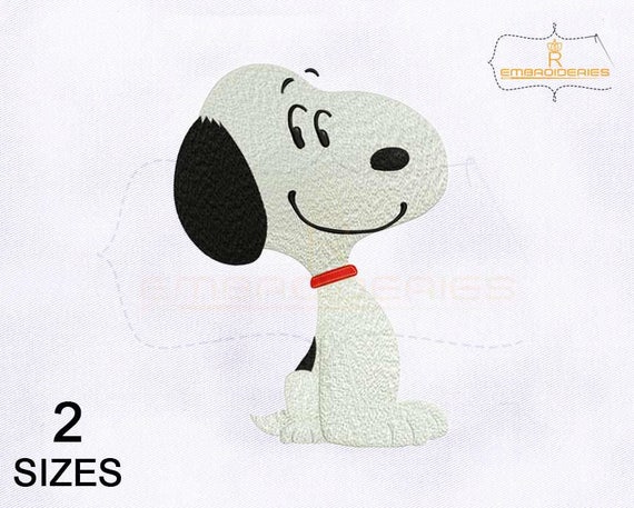 Fun and Playful Snoopy Embroidery Design 4x4 Hoop 5x7 Hoop Etsy
