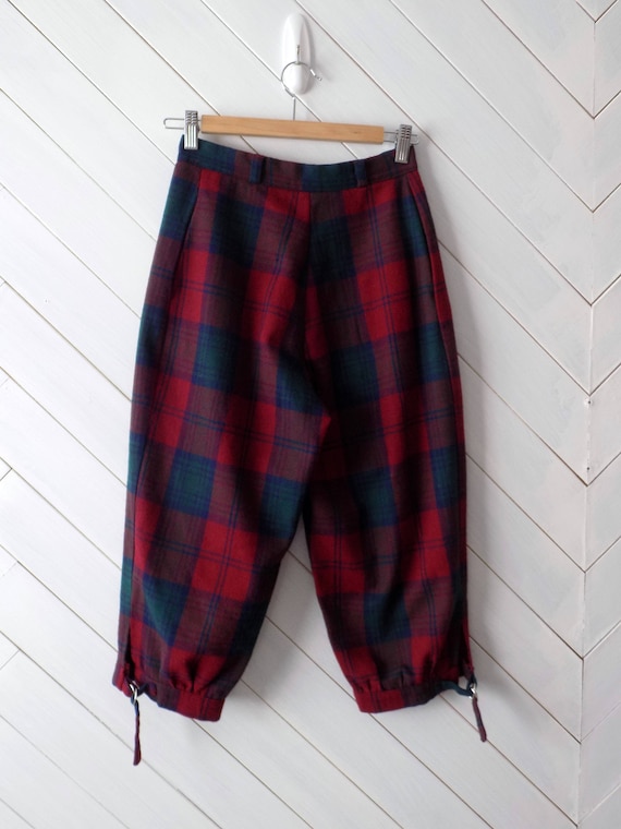 Tartan Plaid Knickers | Vintage 1960s hunting pant