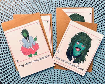 Paquete de 4 tarjetas de felicitación de Old Gregg