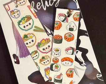 Marcador de ramen de sushi kawaii