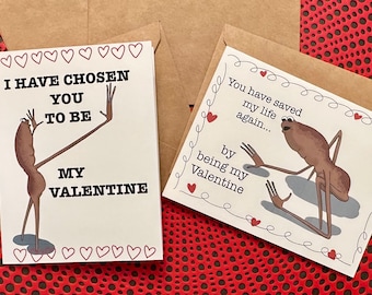 Tarjeta de San Valentín de Marcus el Gusano