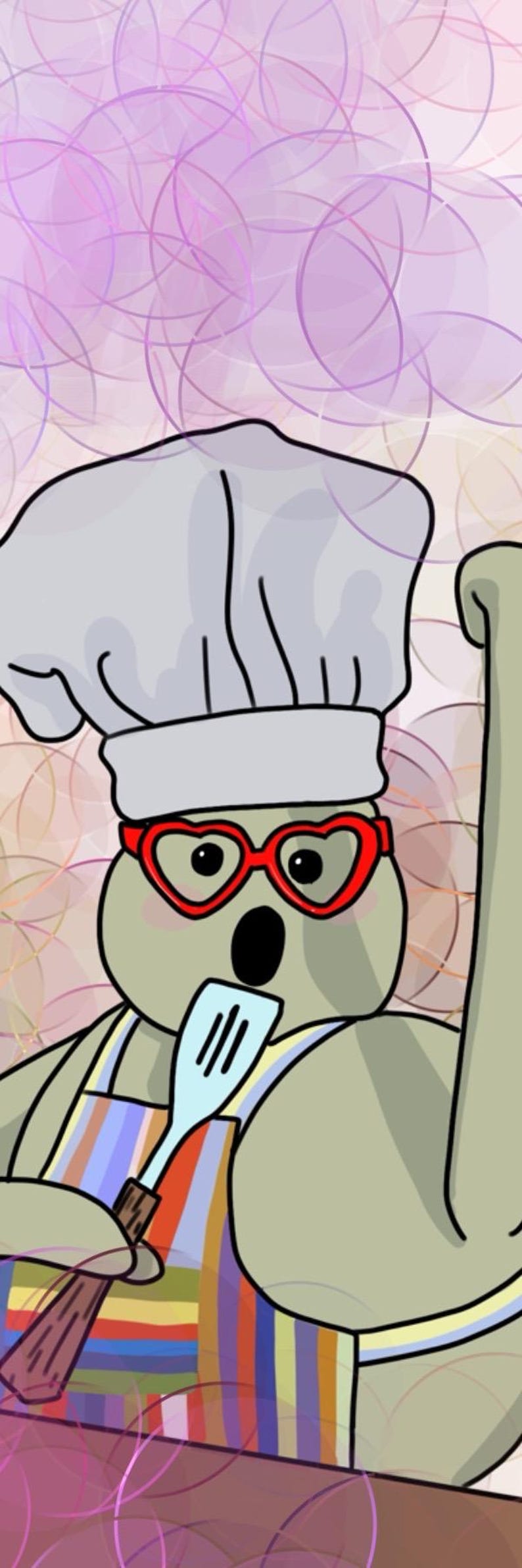 Tiny Chef Bookmark Happy Dance