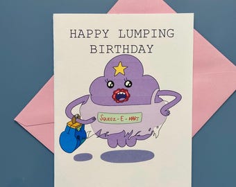 Tarjeta de cumpleaños de la Princesa Grumosa