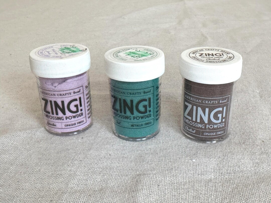 Zinf Color Embossing Powder - Zing Brand - Your Choice of Color - Etsy