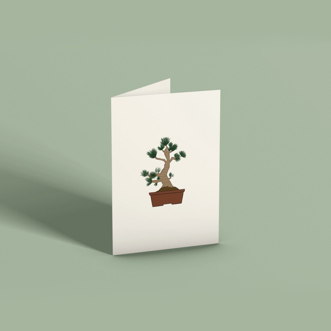 Bonsai Tree Cards Pack of Blank Card Set Eco Friendly Etsy