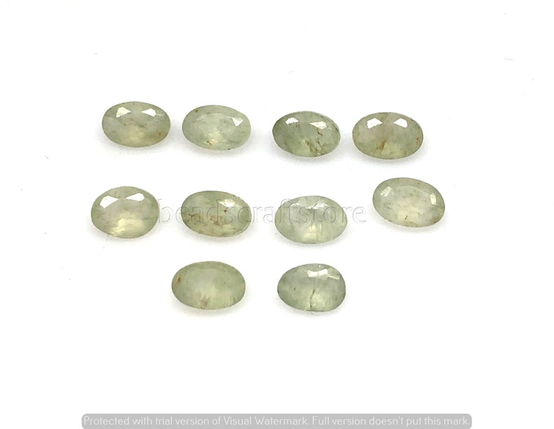 AAA Natural Green Jade Oval Cut Cabochon Lot Green Jade Faceted gemstone Loose Gemstone Weight- 4 CTS Size- 6x4 MM