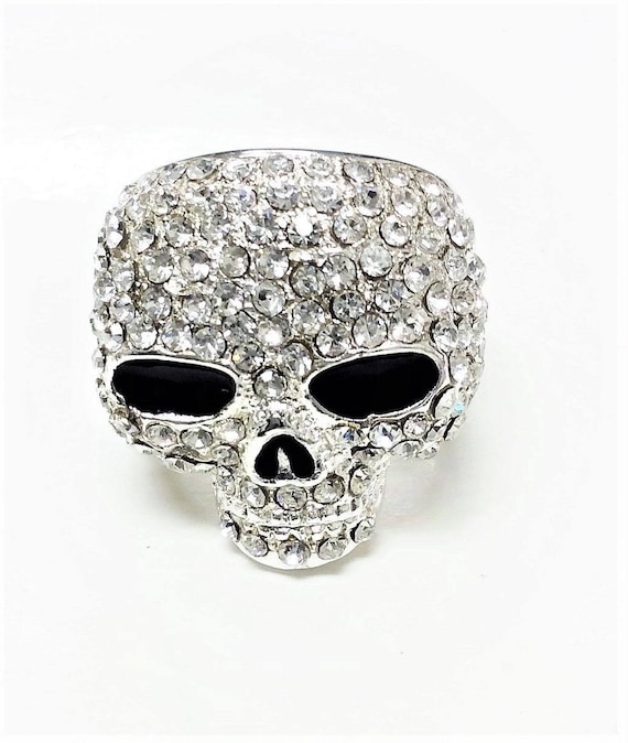 Swarovski skull ring discount