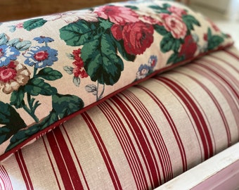Bold and Beautiful Floral Bolster
