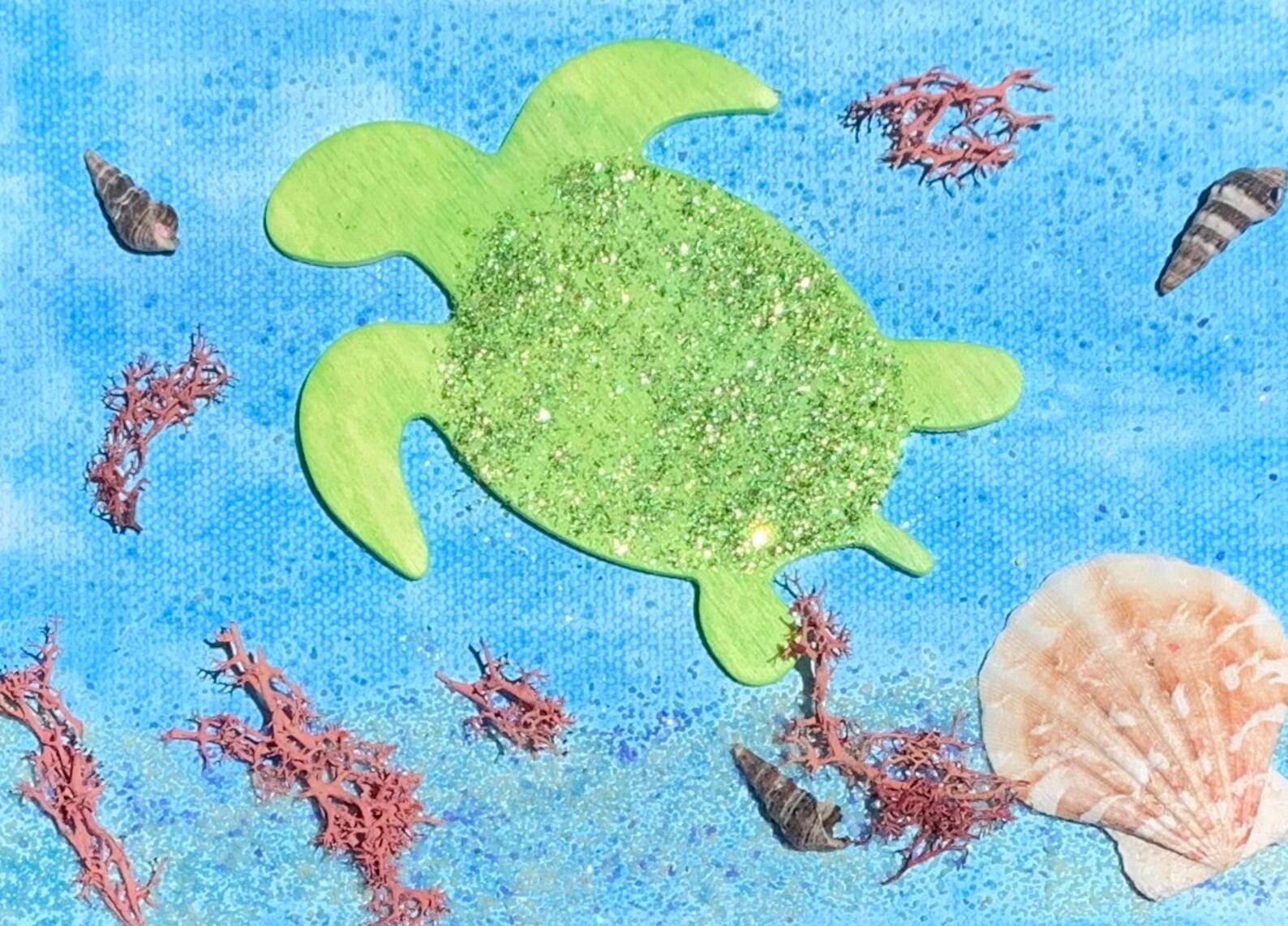 DIY Sea Turtle Canvas Art Kit Etsy