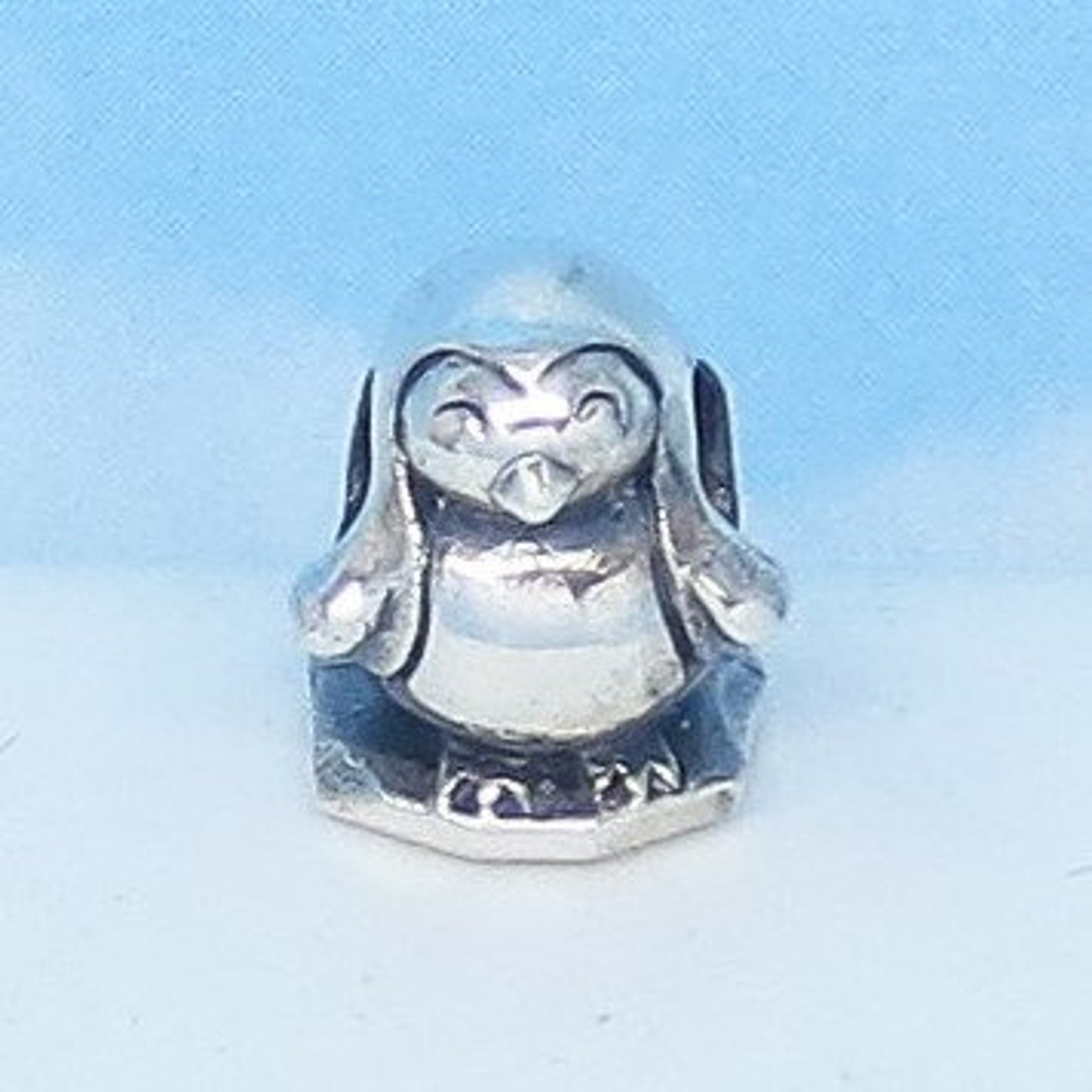 925 Sterling Silver Penguin European Charm Bead Fits Pandora Etsy