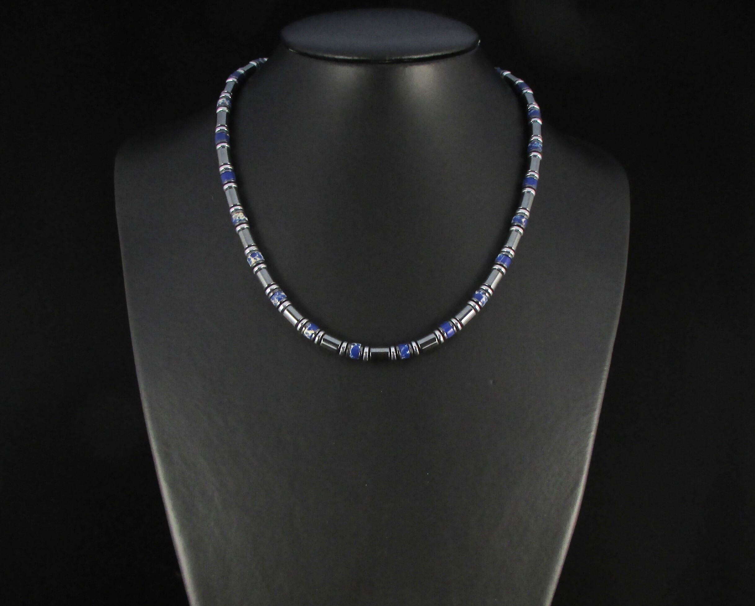 Regalite and Hematite Mens Necklace Mens Necklace Gift for Etsy