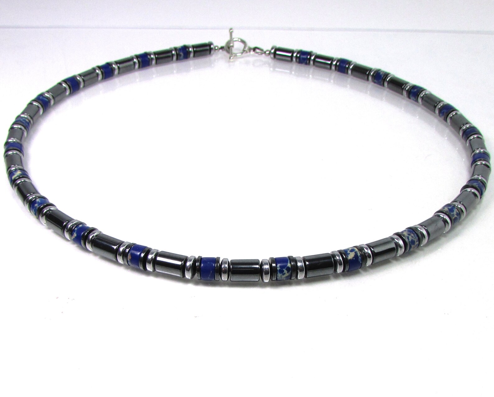 Regalite and Hematite Mens Necklace Mens Necklace Gift for Etsy