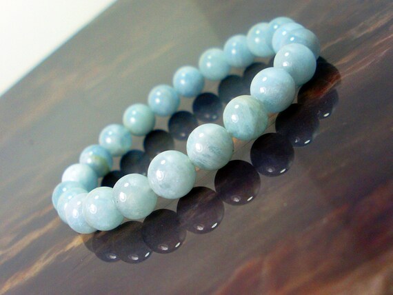Etsy 2024 aquamarine bracelet