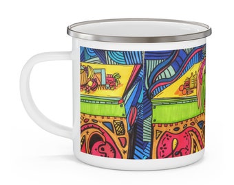 Enamel Camping Mug