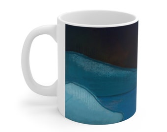 Ceramic Mug 11oz - Unique Colorful Design Gift