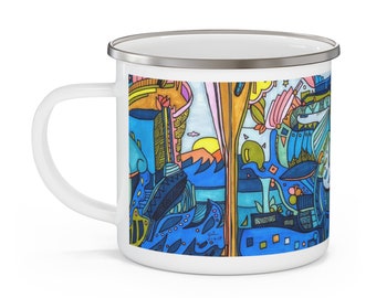 Enamel Camping Mug