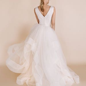 Unique Two Piece Wedding Dress, Bridal Separates ,Crop Top Dress, Wedding Dress Separates from Boom Blush 2023 zdjęcie 6