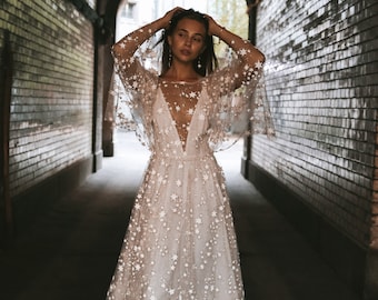 Counting Stars Boho Wedding Dress by ...