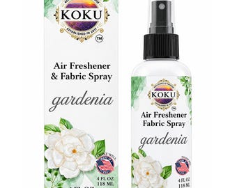 Gardenia Aromatherapy Spray: Natural Air Freshener & Fabric Refresher