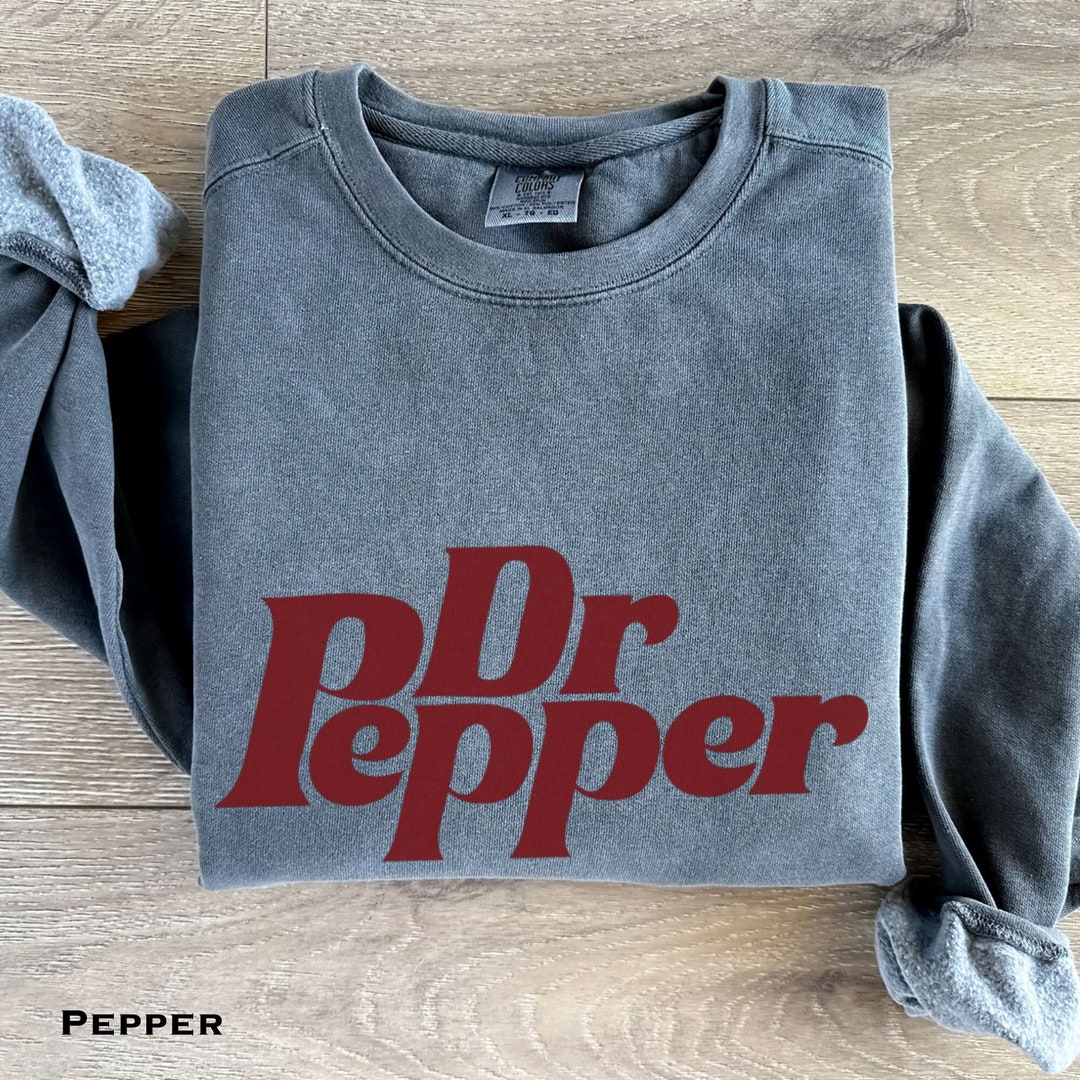Vintage Dr Pepper Sweatshirt Perfect Soda Lover Gift Idea Classic Soda ...