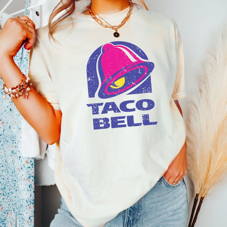 Classic Vintage Taco Bell Tshirt Perfect Taco Lover Gift Idea Foodie