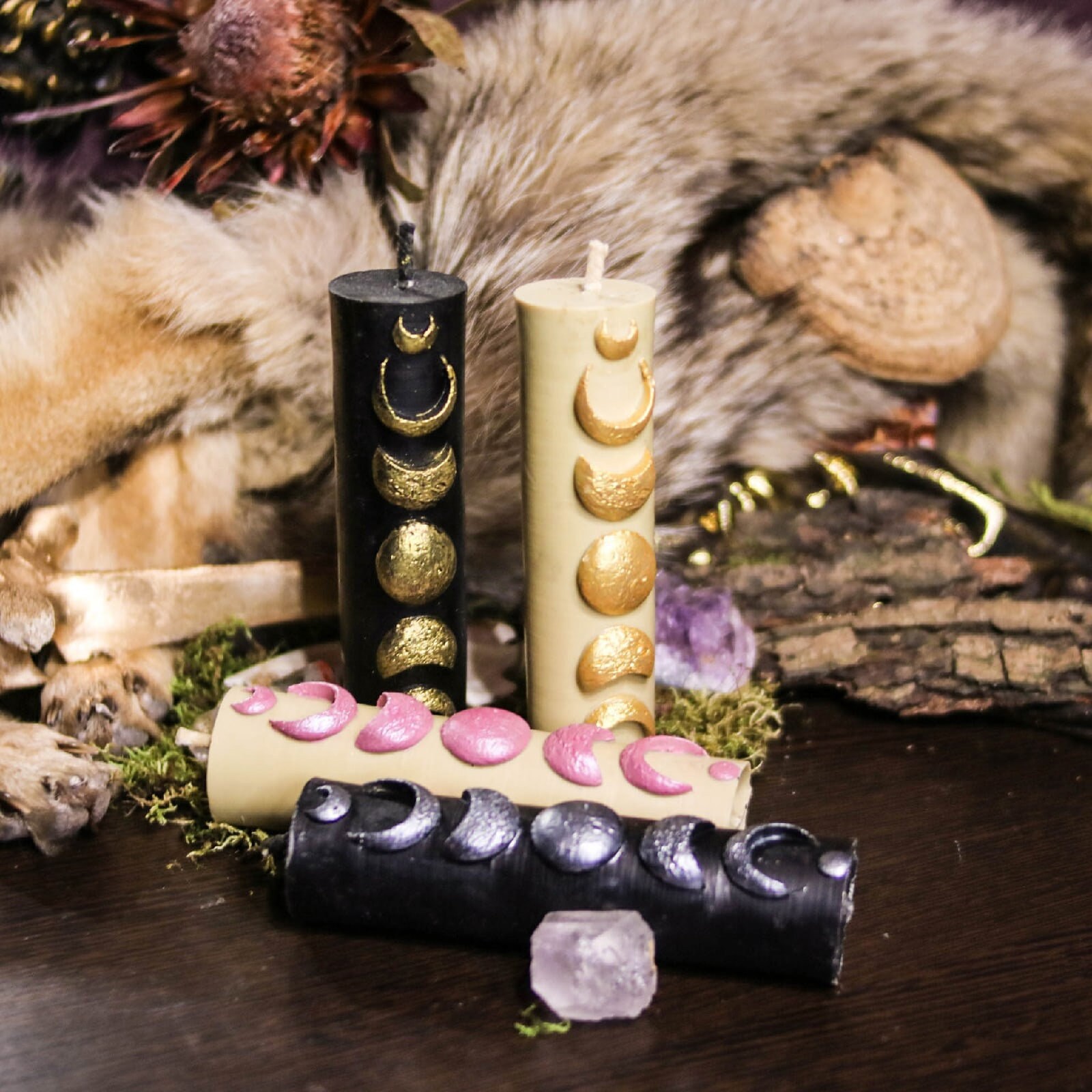 Moon Phase Candle. Lunar candle Etsy