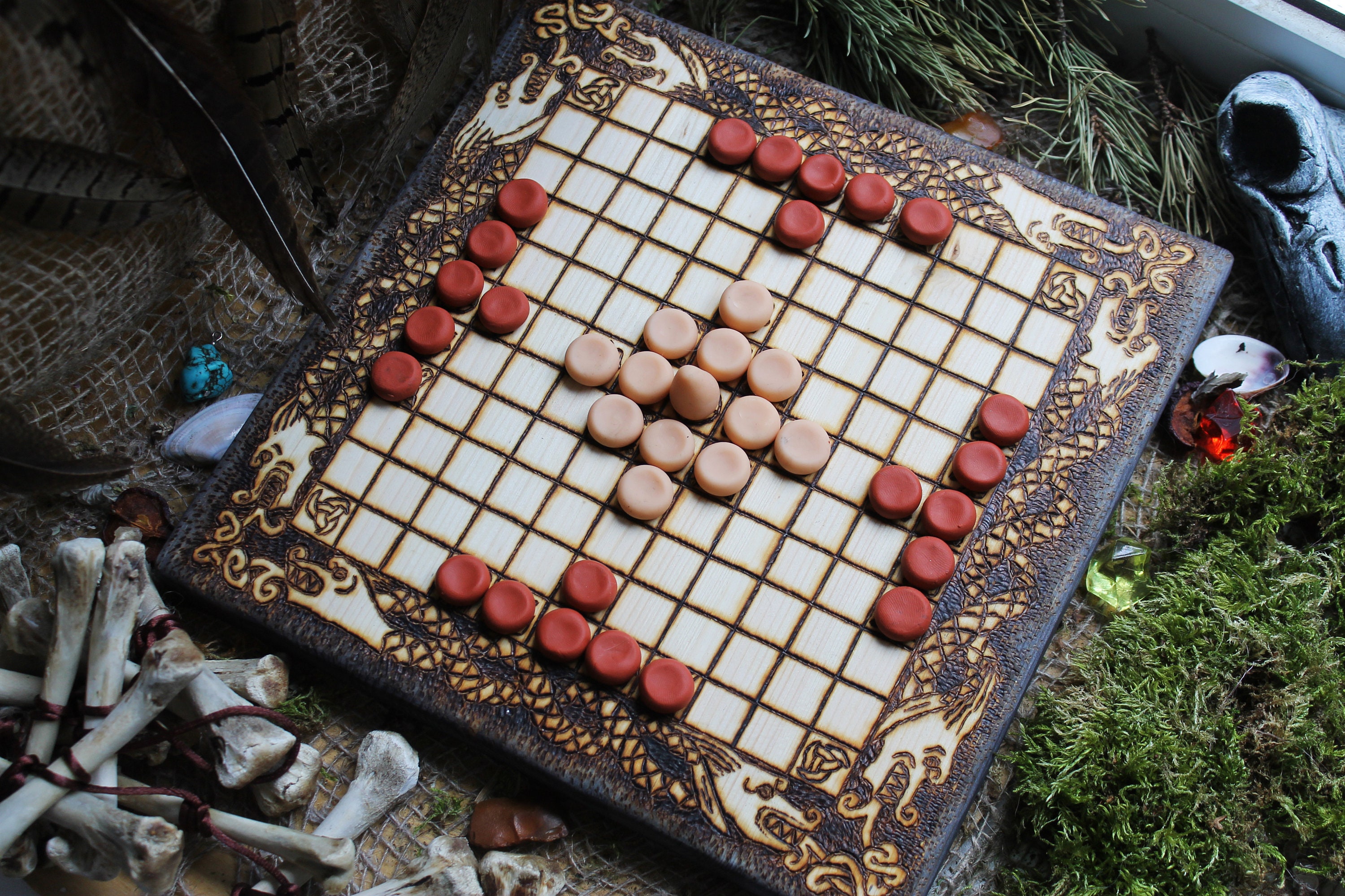 Hnefatafl. Vikings Chess. Etsy