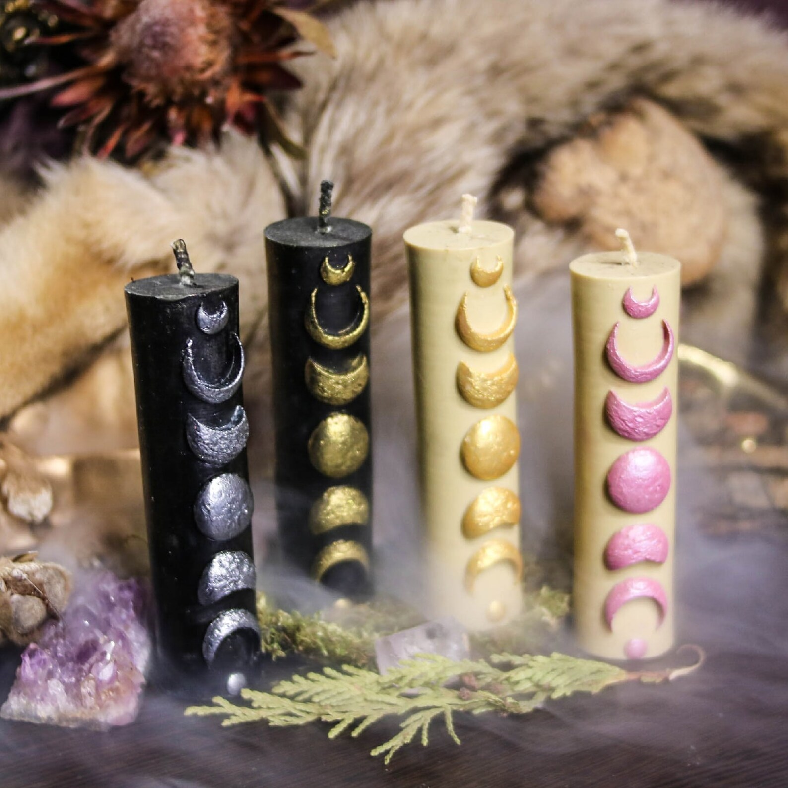 Moon Phase Candle. Lunar candle Etsy