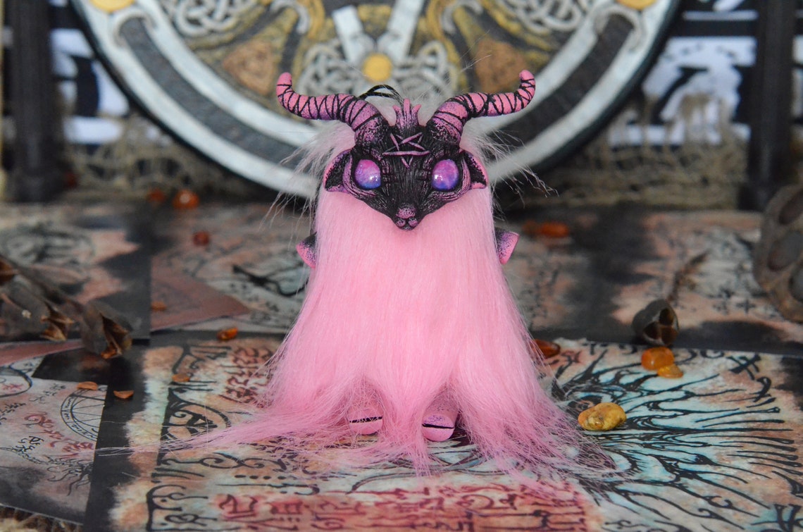 OOAK Satan doll. Baby satan. Etsy