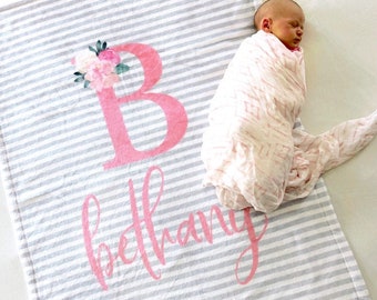 custom baby blanket etsy