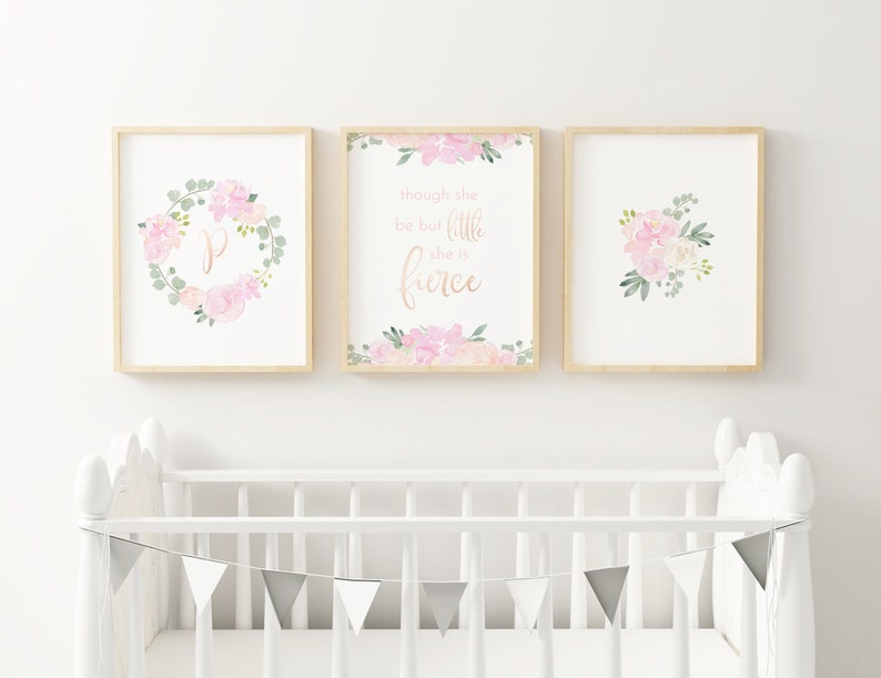 blush nursery decor