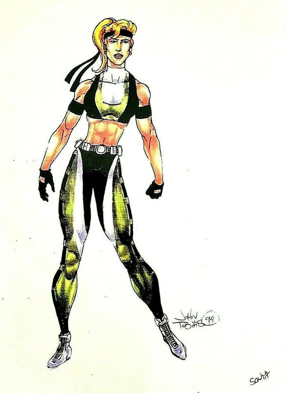 Mortal Kombat 4 marks the last time Sonya had a great design : r