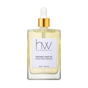 Hairworthy - Hairrepair 100% Organic Natural Argan, Coconut, Jojoba, Almond & Vitamin E Oil For Damaged Hair - Experience Silky, Shiny Hair