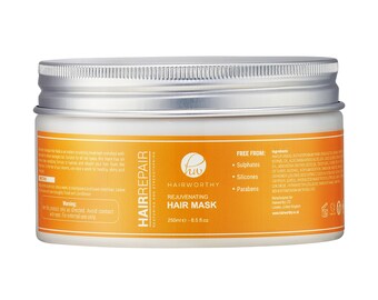 Hairworthy Hairrepair Rejuvenating Hair Mask, Nourishing Treatment for Soft, Shiny and Healthy Hair.