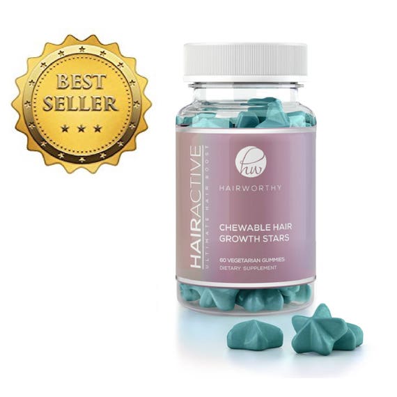 HAIRWORTHY CHEWABLE FAST Acting Hair Growth Vitamins. - Etsy HAIRWORTHY CHEWABLE FAST Acting Hair Growth Vitamins. - Etsy