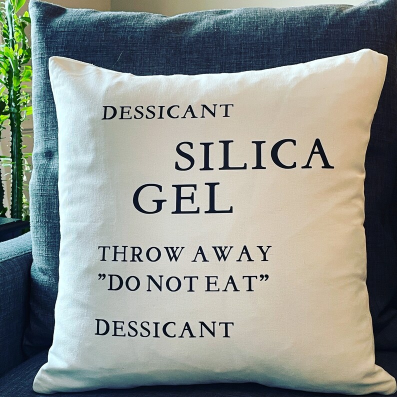 Desiccant Silica Gel Throw Away Do Not Eat Desiccant Pillow Etsy