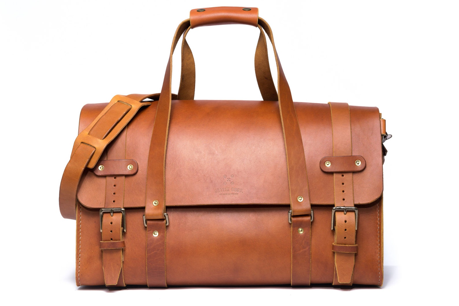 Leather Duffle Bag Men's Cabin Luggage Luxury Carry Lite Etsy