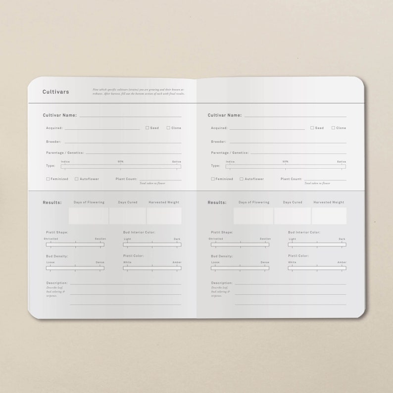 The Grow Planner, Cannabis Cultivation Journal by Goldleaf image 4