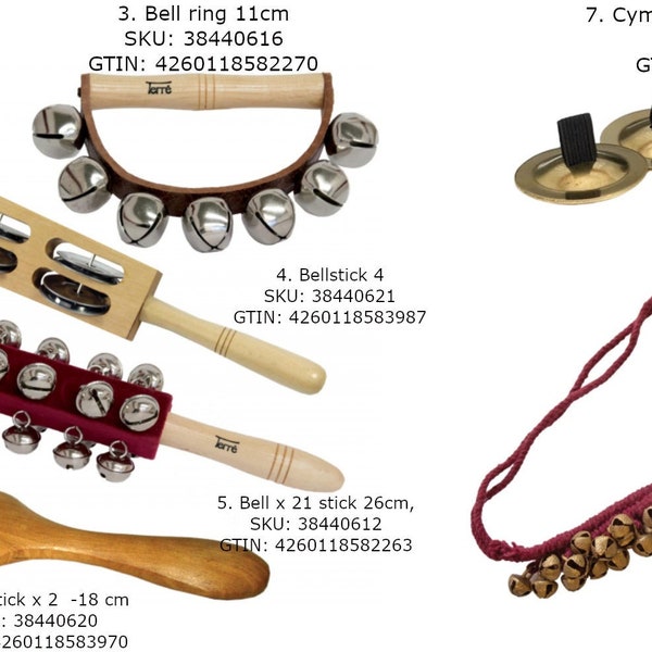 Danse ! sélection de divers modèles au choix, bracelet, cymbale, cloche. Parfait pour vos projets ou pour 1 cadeau original, j'adore !