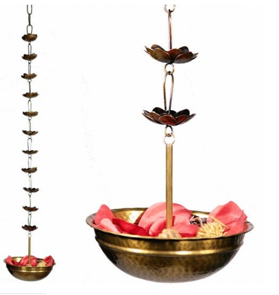 Anjali Diya, Objet de Rituel L'inde, Servant à Faire Les Offrandes Quotidiennes, en Laiton 100%, Rar