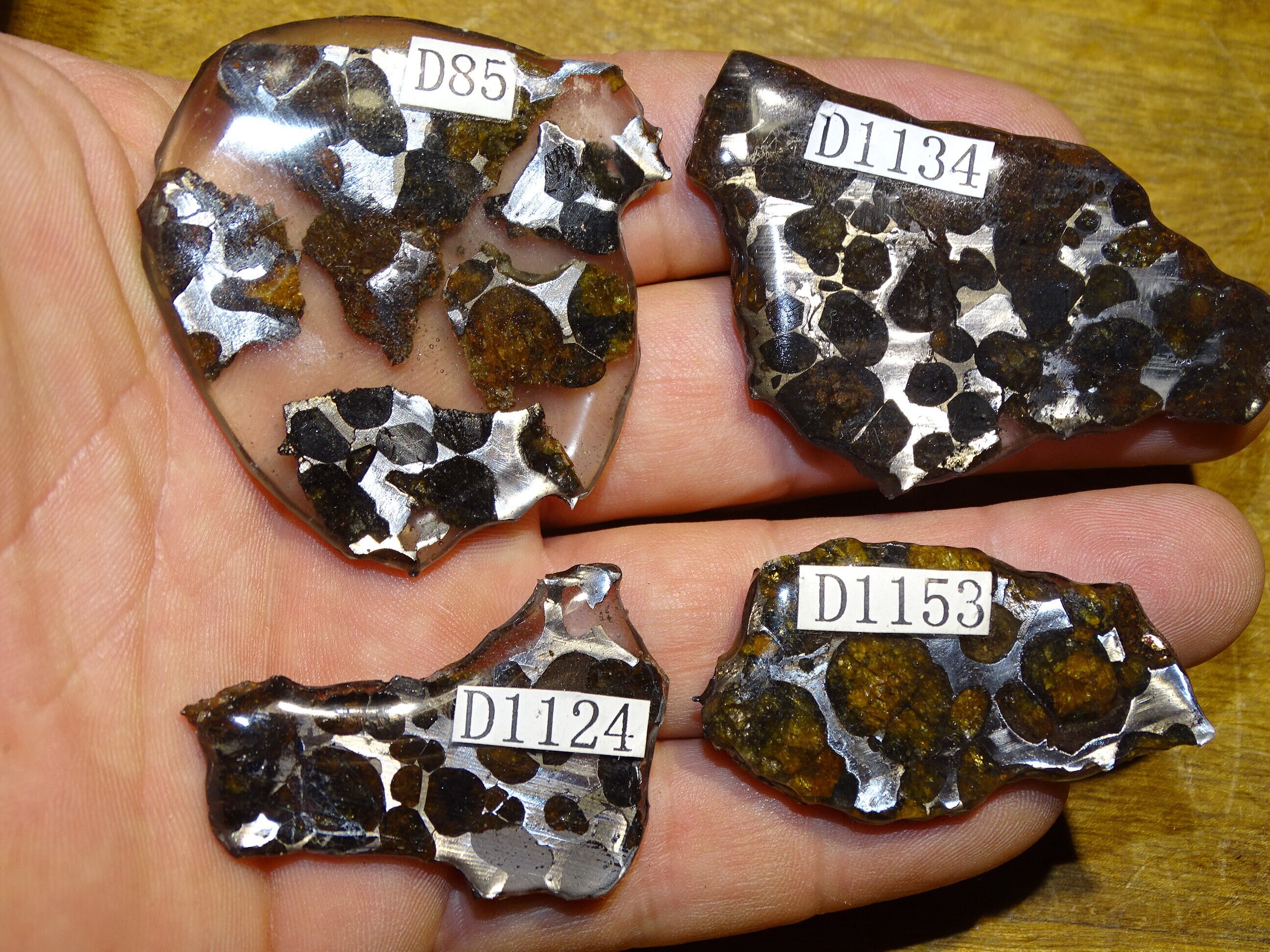 Météorite, Pallasite' | Kenya, de 6 à 18 Grammes, Qualité Extra. Parfait en Collection, Bijoux, La P