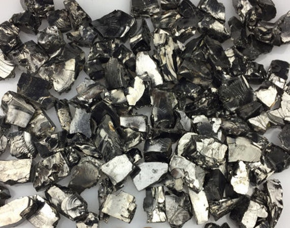 Shungite Elite Cristalisé. Très Rare, Qualité Extra, Vente Au Poids de 1 à 5 Pièces, Pour Fabricatio