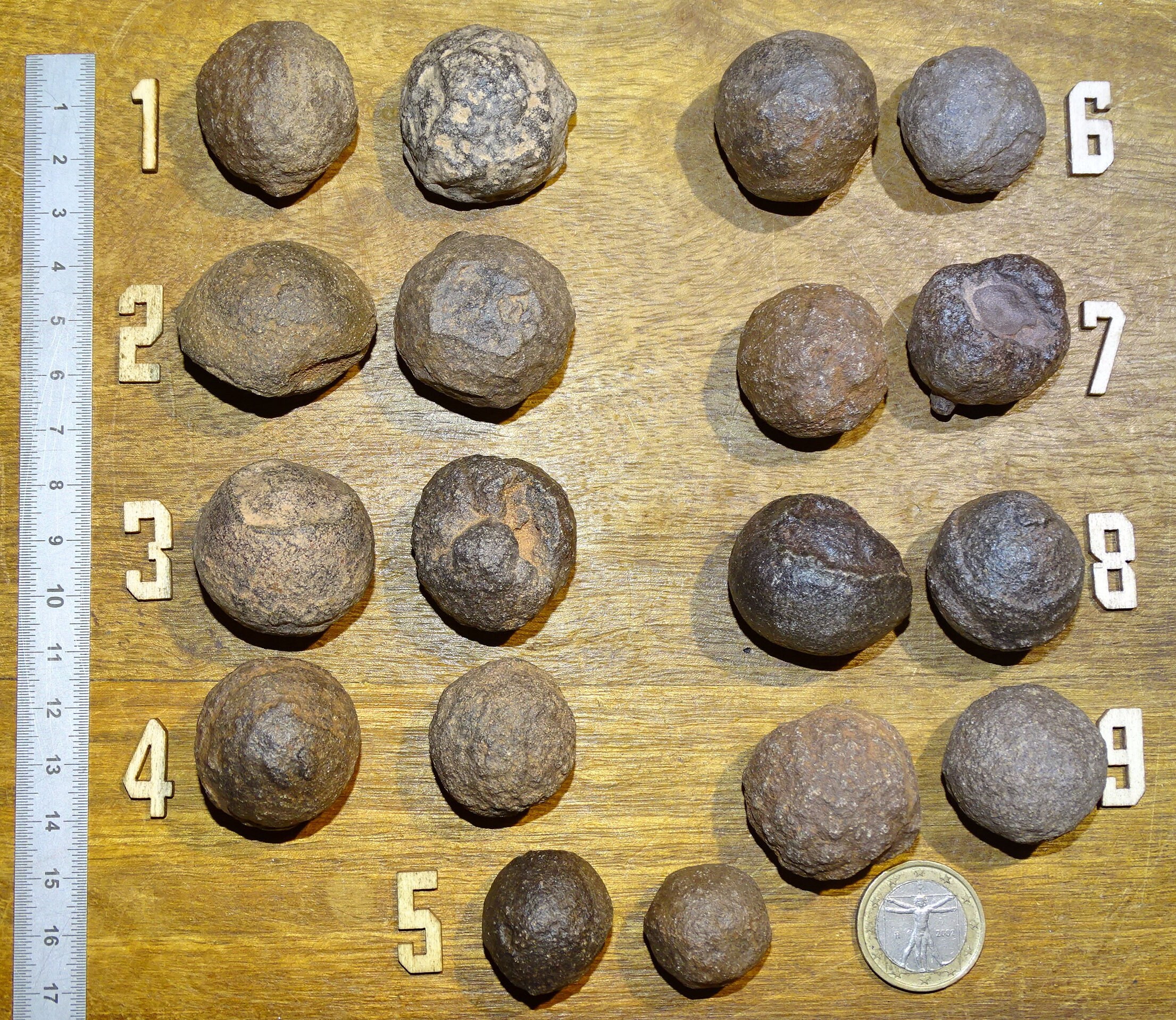 Sélection Au Choix de Paires Moqui Balls', Marbres' ou Pierres Des Shamans', L'utah, Belle Qualité,