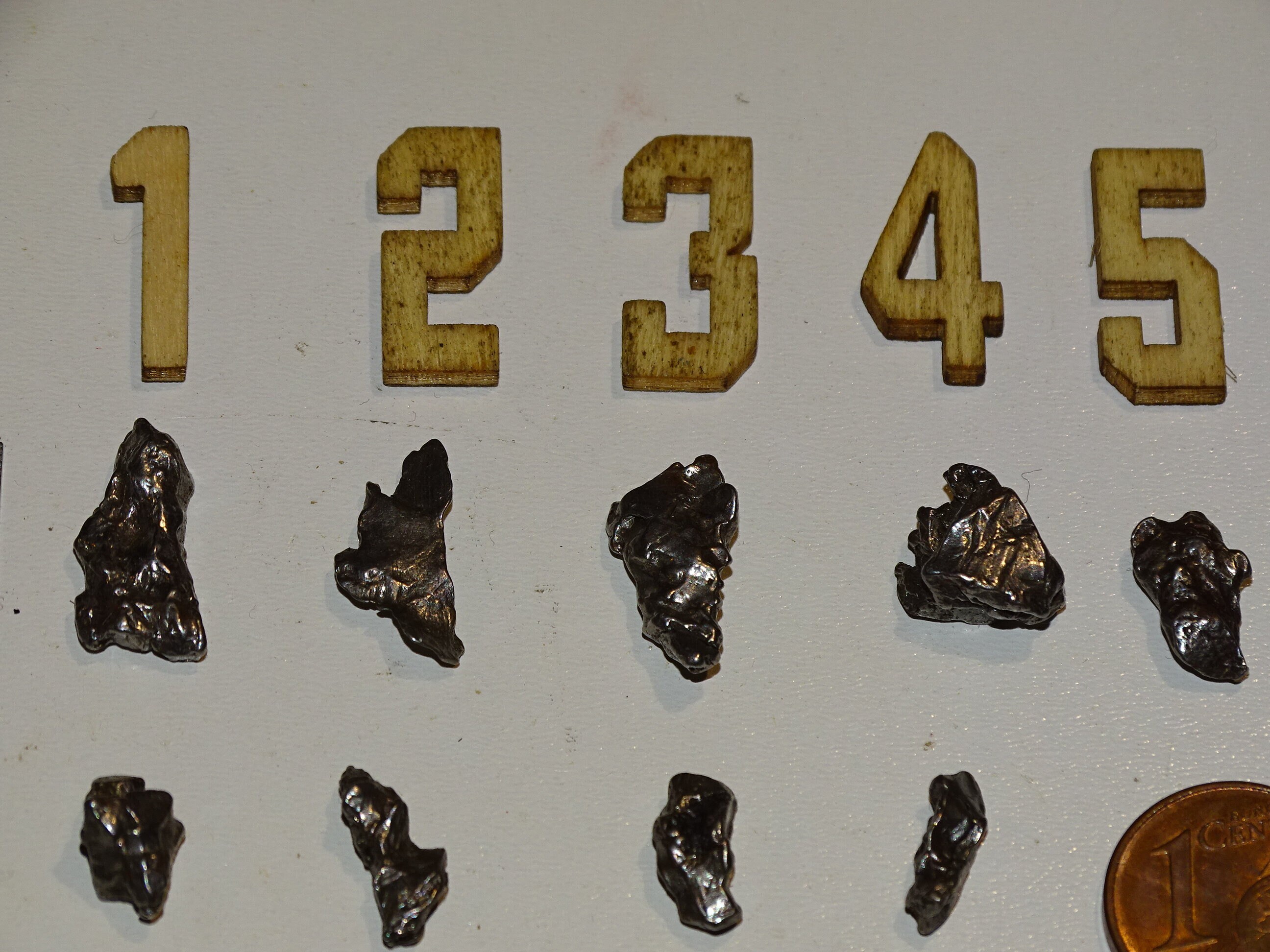 Météorites Naturelles | Fer/Nickel, Argentine de Campo Del Cielo, 1, 3 à 2, 3 Grammes, Référence Au