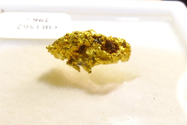 Pépite d'or natif d'Australie, mine Laverton, très pure et très belle brillance, 1,64 grammes, 14 x6 x6 mm ,pour bijoux, collection, expo image 6